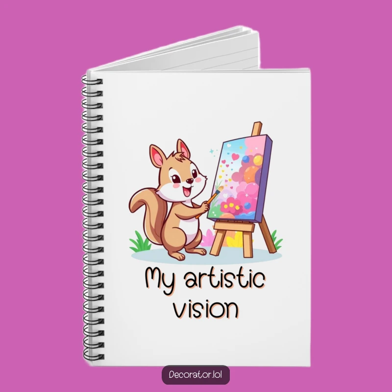 Funny Squirrel Art Notebook: Sketch Your Ideas, Great Funny Gift